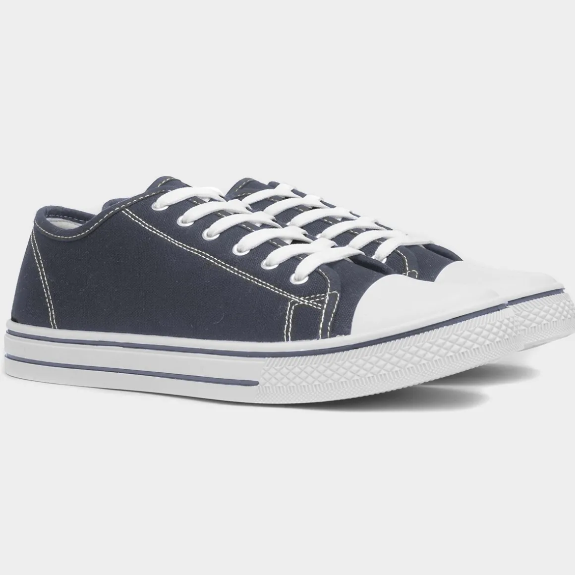 Red Fish Bowman Mens Navy Canvas