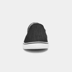 Red Fish Bryce Mens Black Slip On Canvas
