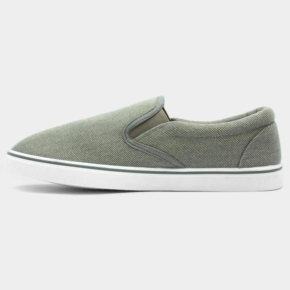 Red Fish Bryce Mens Khaki Slip On Canvas