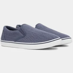 Red Fish Bryce Mens Stonewash Blue Slip On Canvas