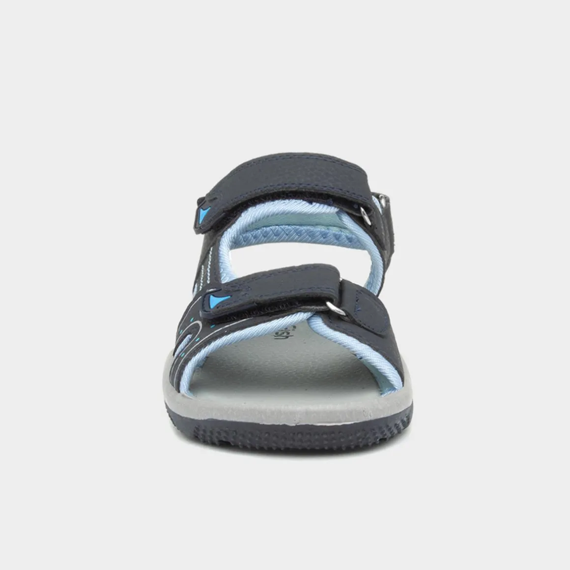 Red Fish Cain Boys Blue Sports Sandal