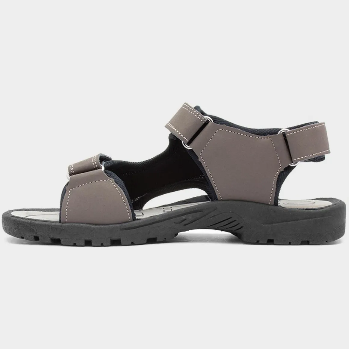 Red Fish Edward Mens Brown Easy Fasten Sandal