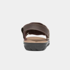 Red Fish Elmer Mens Brown Mule Sandal