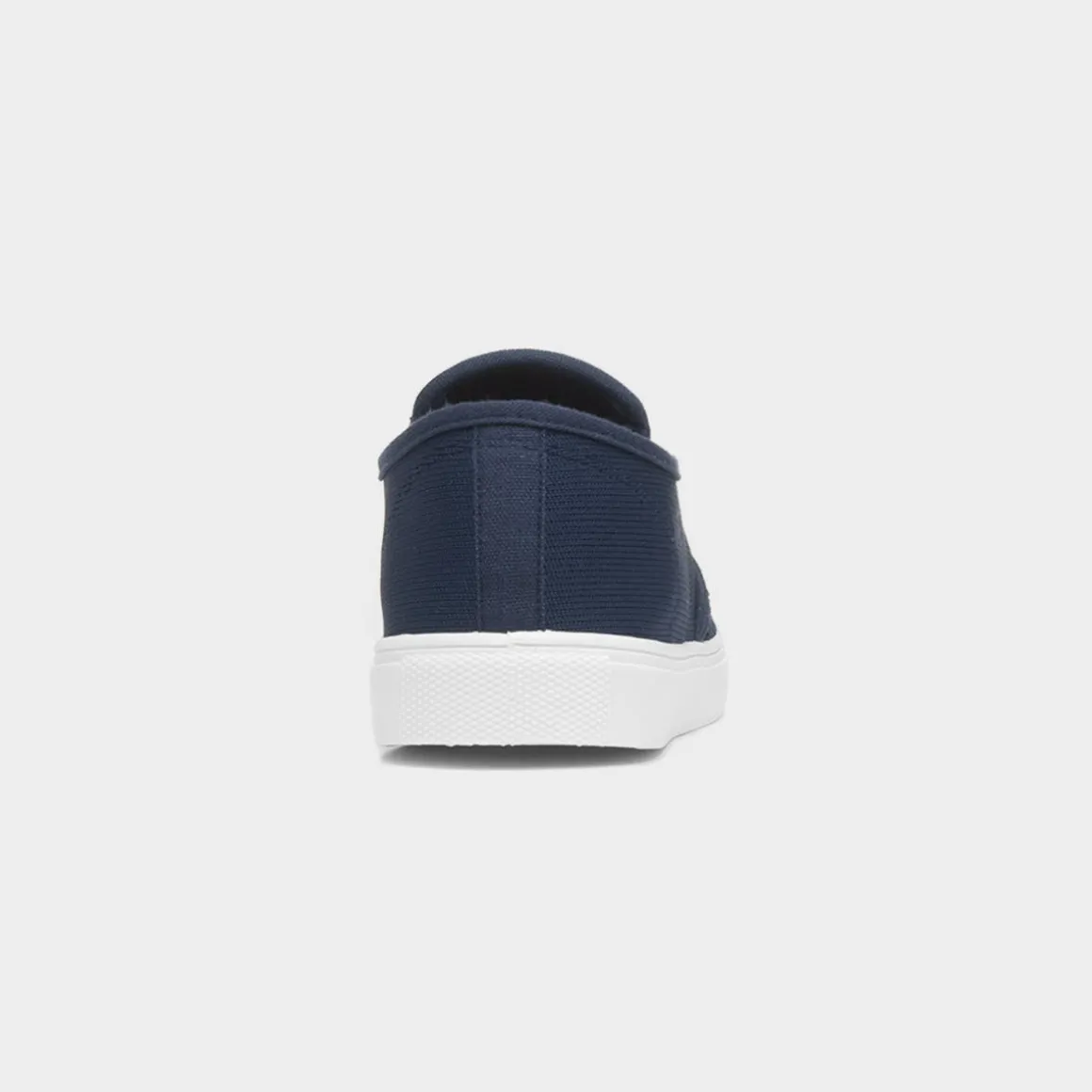 Red Fish Harry Mens Blue Knitted Slip On Canvas