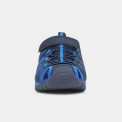 Red Fish Ike Boys Navy Easy Fasten Sandal