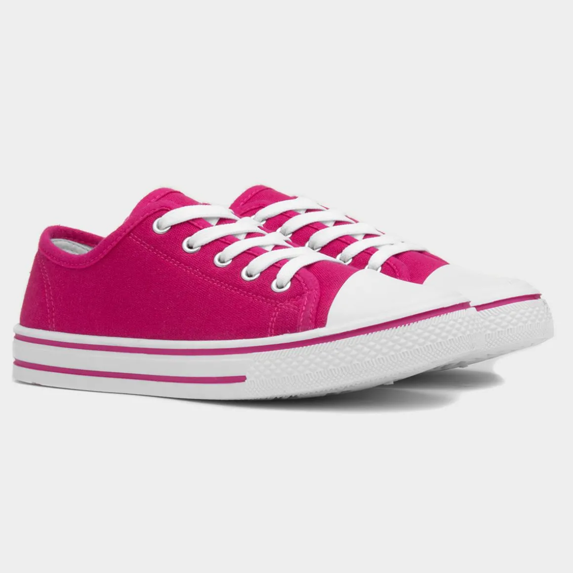 Red Fish Meru Womens Fuchsia Canvas Shoe