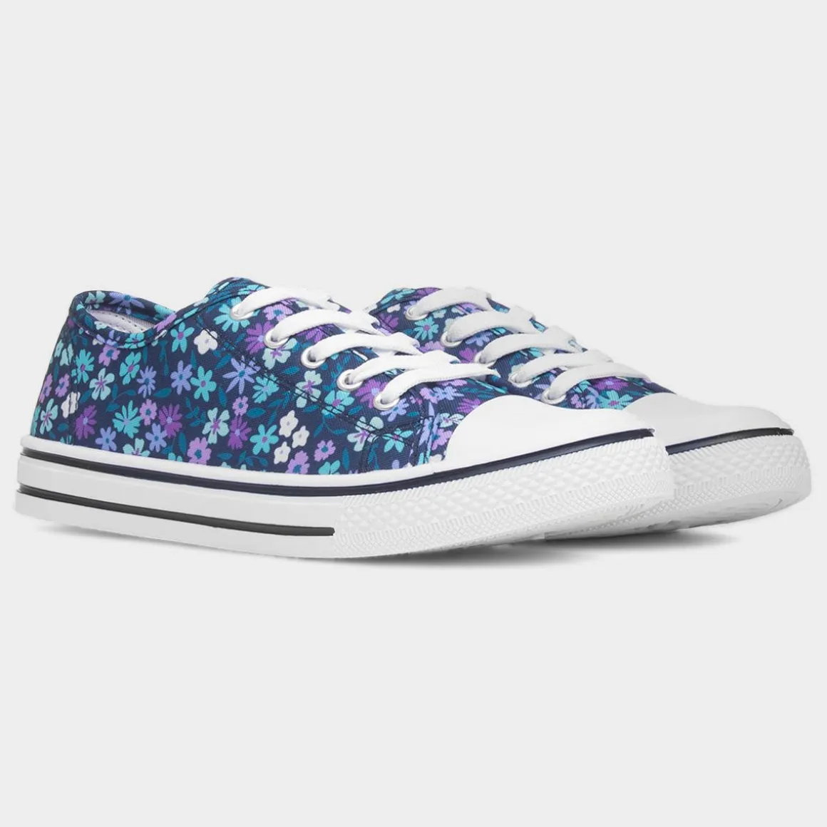 Red Fish Meru Womens Multi Floral Canvas Shoe