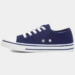 Red Fish Meru Womens Navy Canvas Shoe
