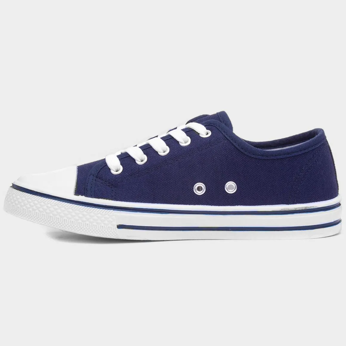 Red Fish Meru Womens Navy Canvas Shoe