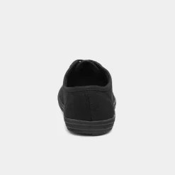 Red Fish Tai Womens Black Lace Up Canvas Shoe