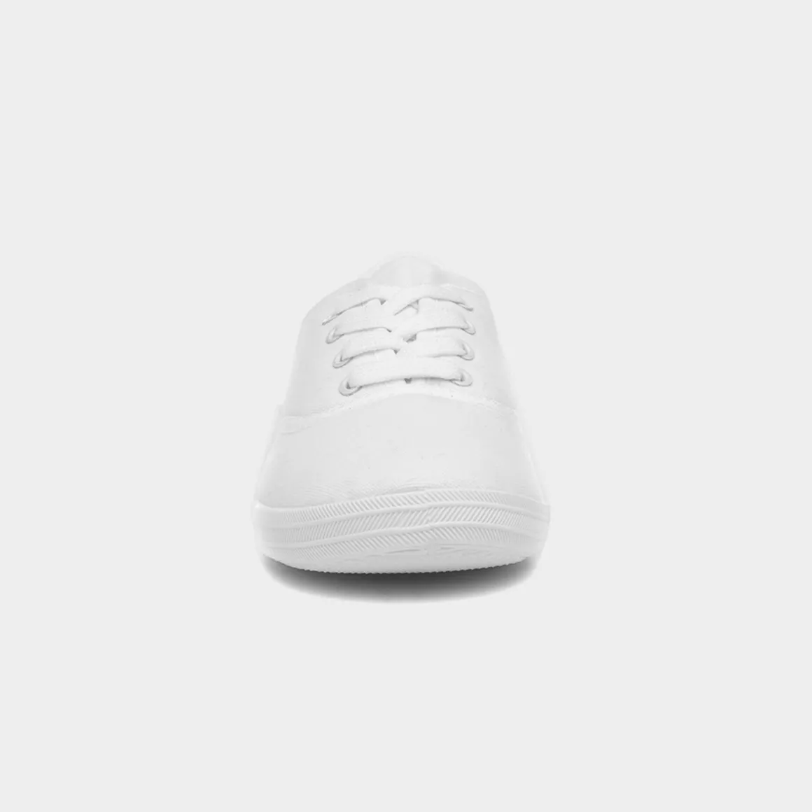 Red Fish Tai Womens White Lace Up Canvas Shoe