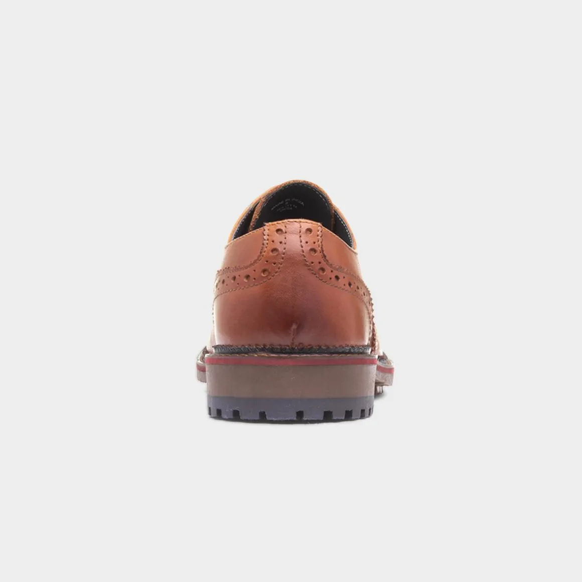 Red Level Berthold Mens Tan Leather Brogue