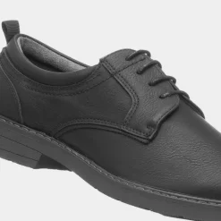 Red Level Tanaro Mens Black Lace Up Shoe