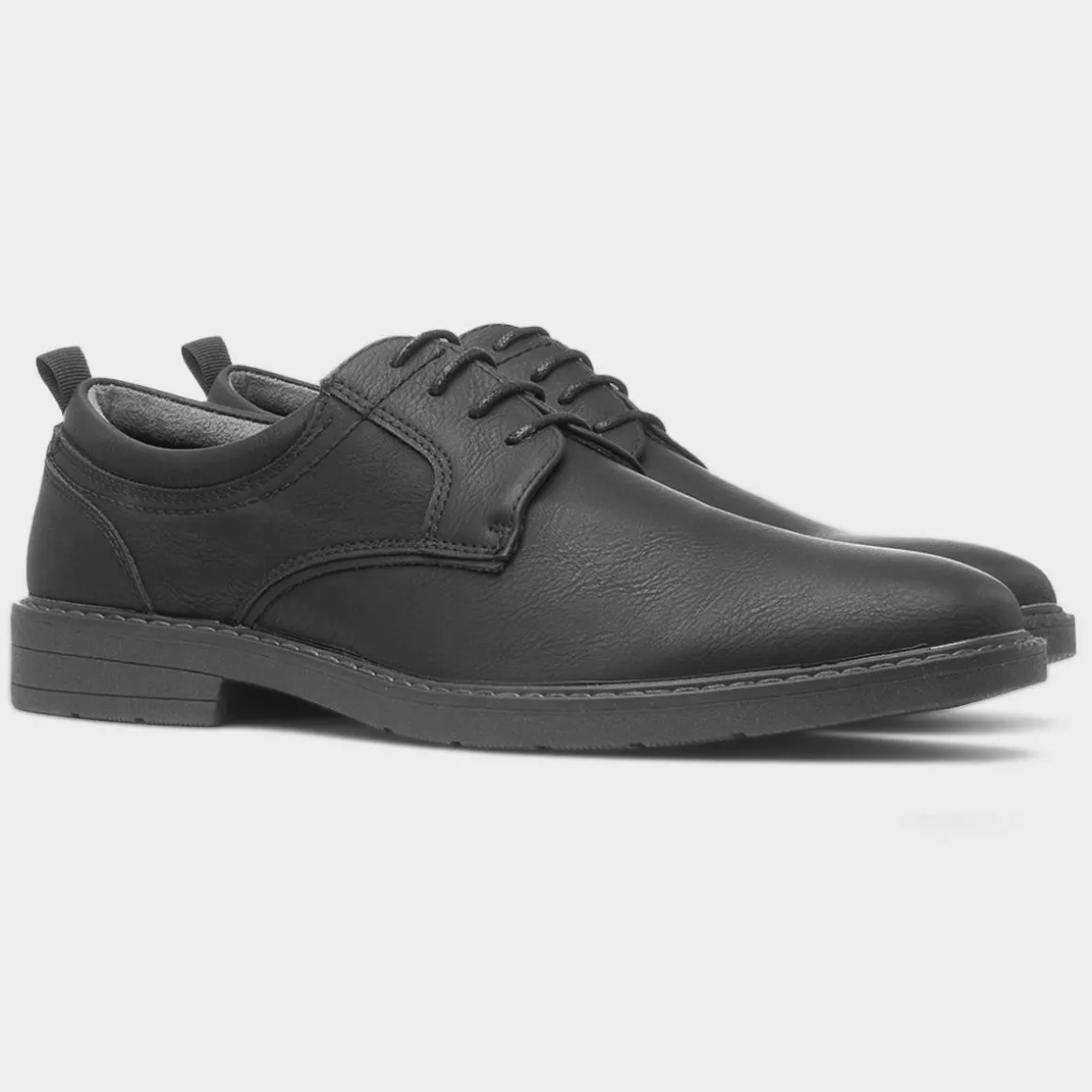 Red Level Tanaro Mens Black Lace Up Shoe