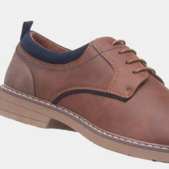 Red Level Tanaro Mens Tan Lace Up Shoe