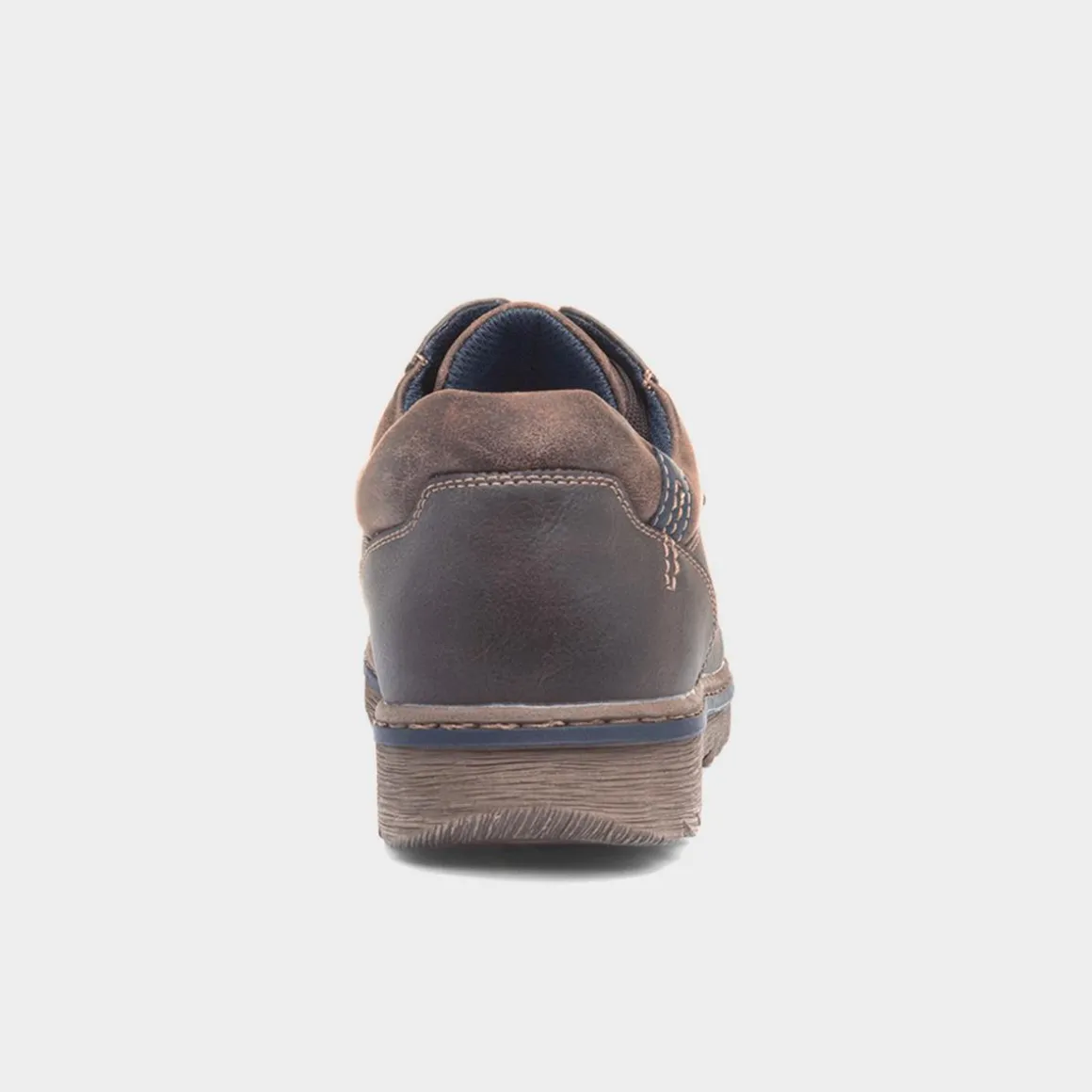 Relife Billy Mens Brown Wider Fitting Lace Up Shoe