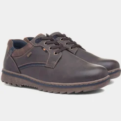 Relife Billy Mens Brown Wider Fitting Lace Up Shoe