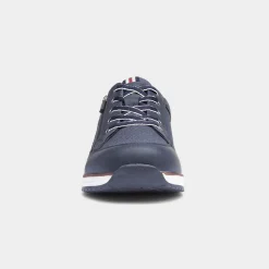 Relife Casey Mens Navy and Brown Casual Shoes