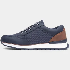 Relife Casey Mens Navy Lace Up Shoe