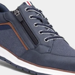 Relife Casey Mens Navy Lace Up Shoe