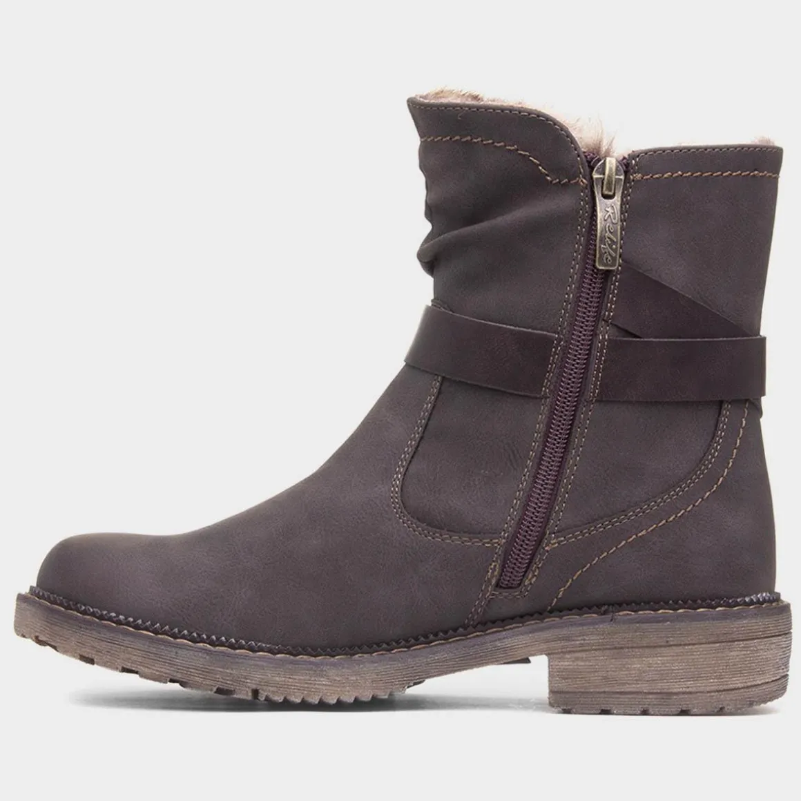 Relife Clare Womens Brown Ankle Boot