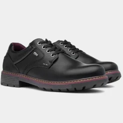 Relife Dave Mens Black Lace Up Shoe