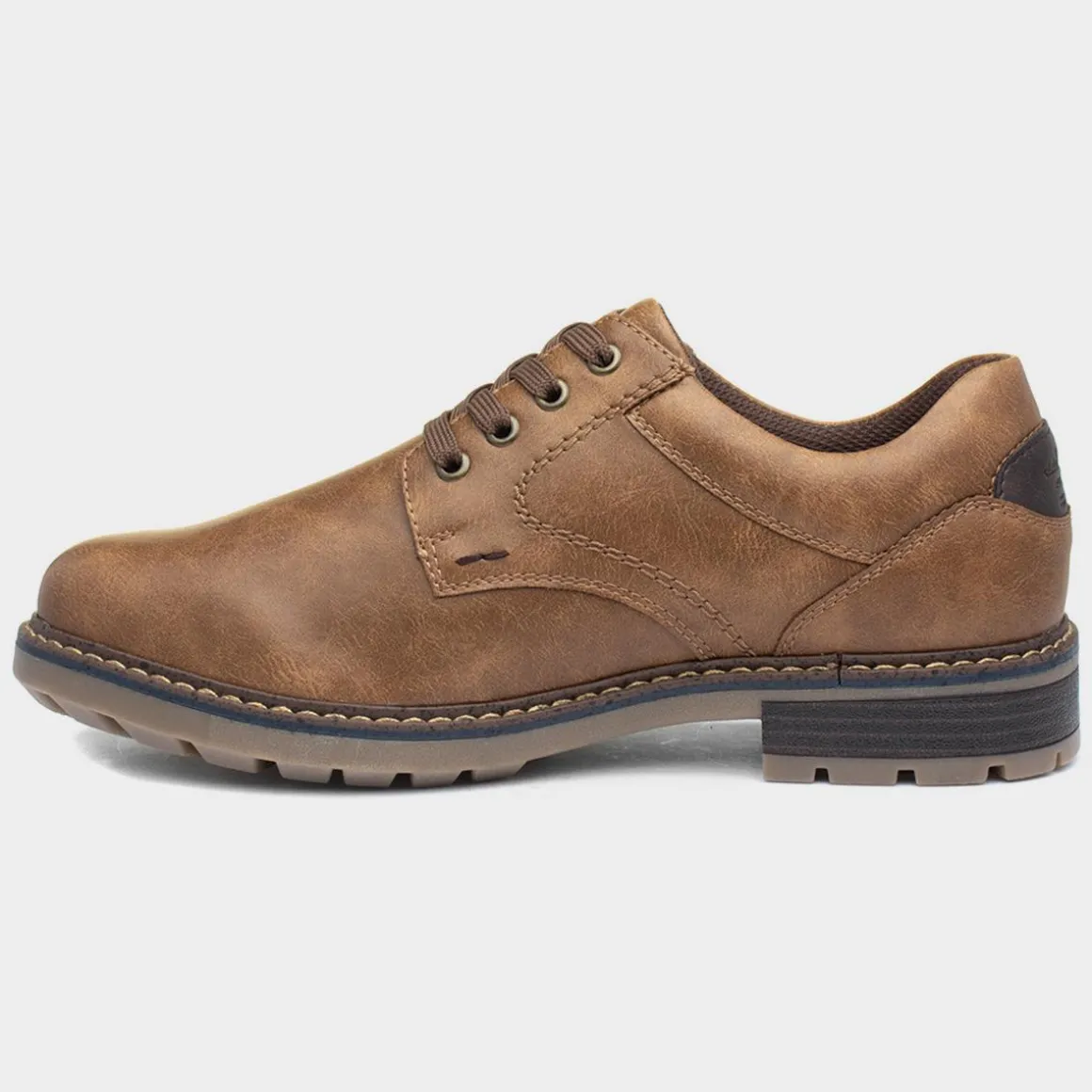 Relife Dave Mens Tan Lace Up Shoe