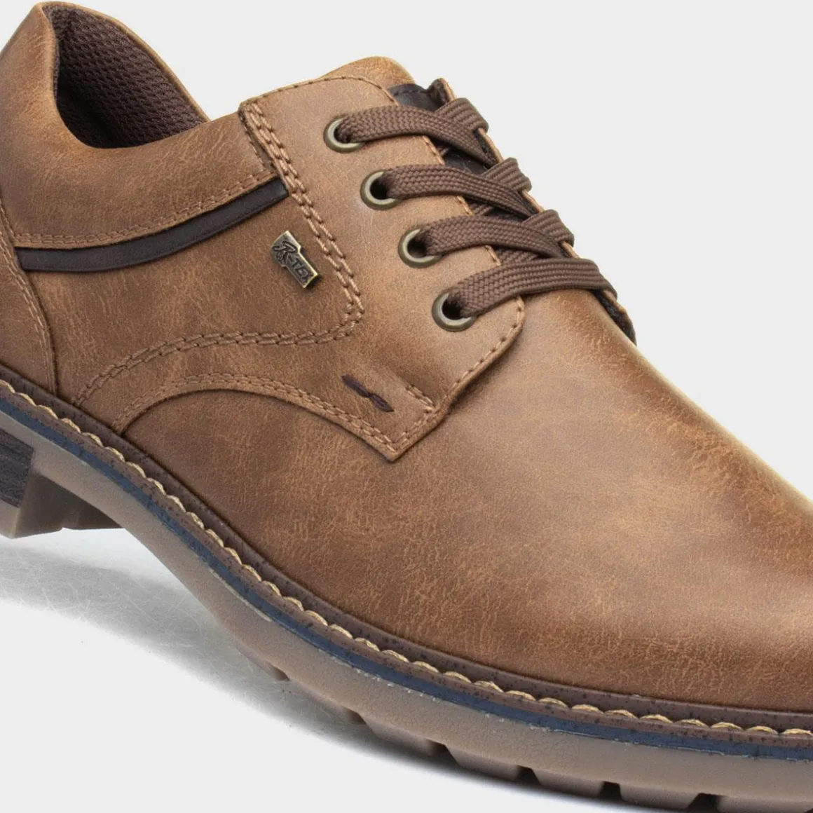 Relife Dave Mens Tan Lace Up Shoe