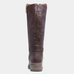 Relife Deborah Womens Brown Knee High Boot