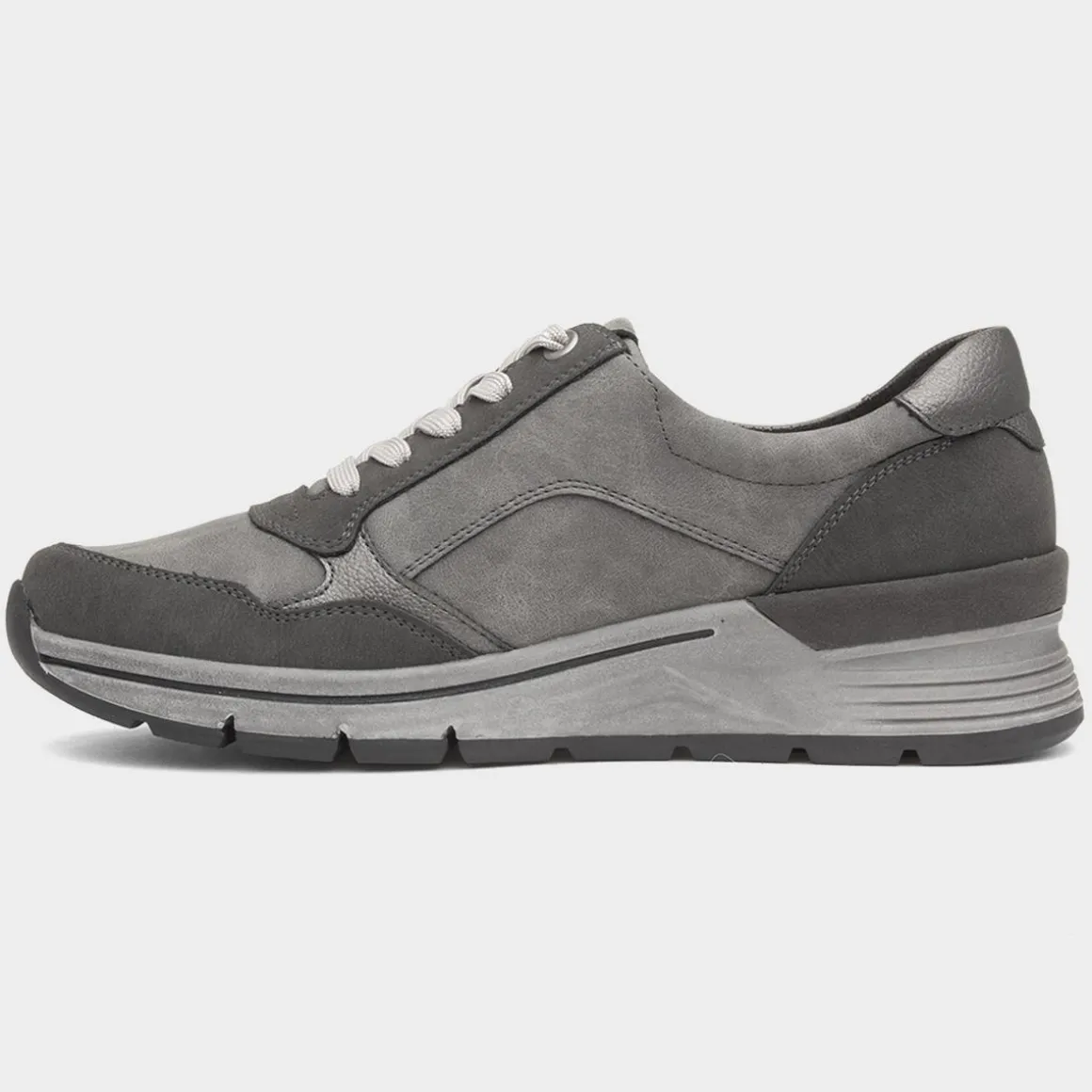 Relife Isabella Womens Grey Casual Shoe