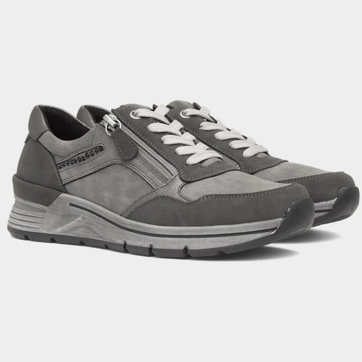 Relife Isabella Womens Grey Casual Shoe