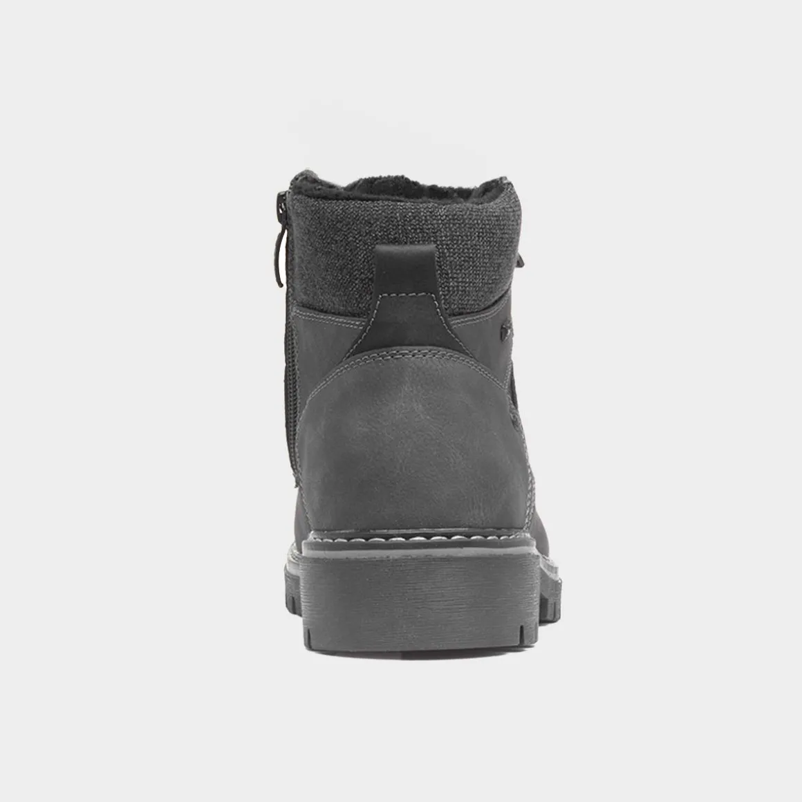Relife Jay Mens Grey Wide Fit Ankle Boot