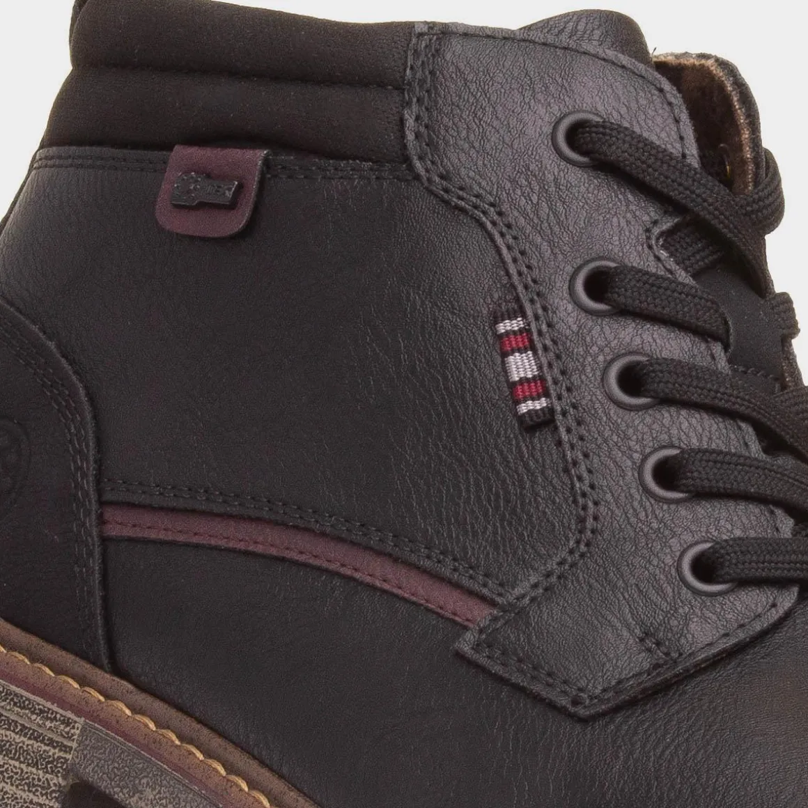 Relife Jayden Mens Black Ankle Boot