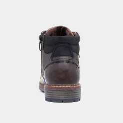 Relife Jonty Mens Dark Brown Boot