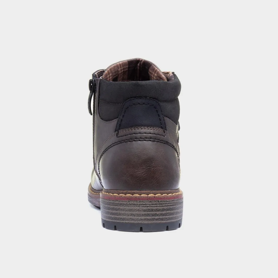 Relife Jonty Mens Dark Brown Boot