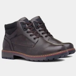 Relife Jonty Mens Dark Brown Boot
