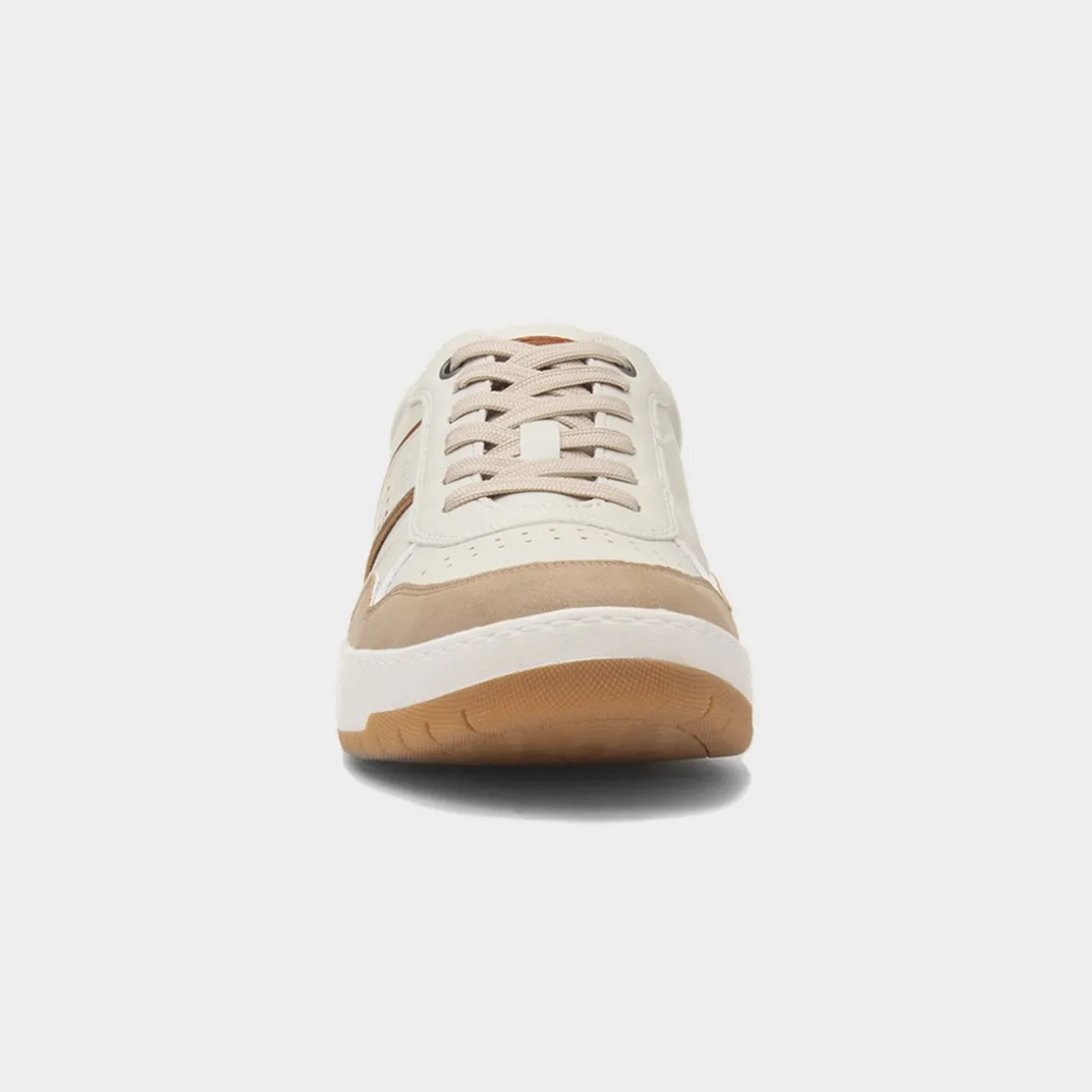 Relife Leon Mens Cream Wide Fit Casual Shoe