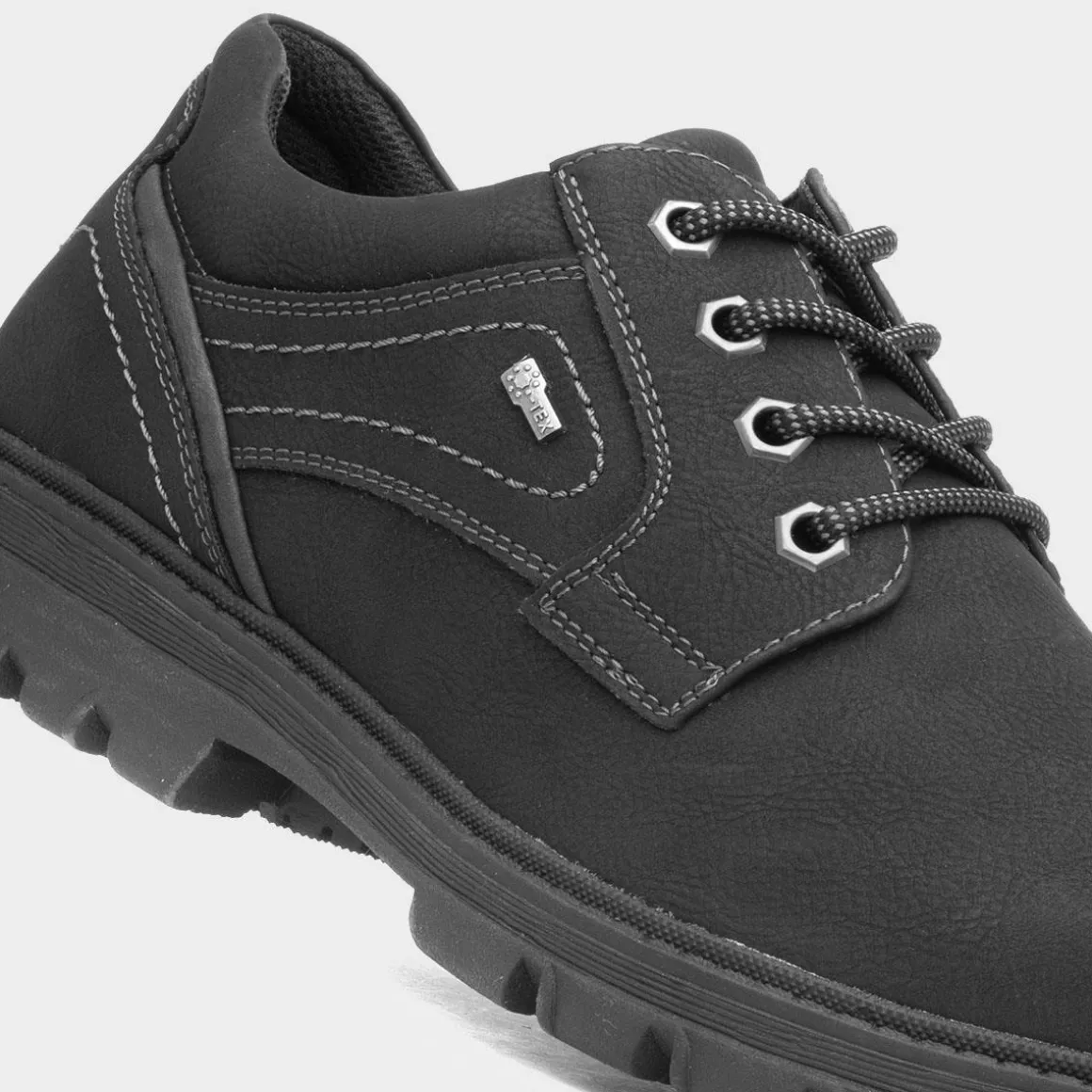 Relife Luke Mens Black Casual Shoe