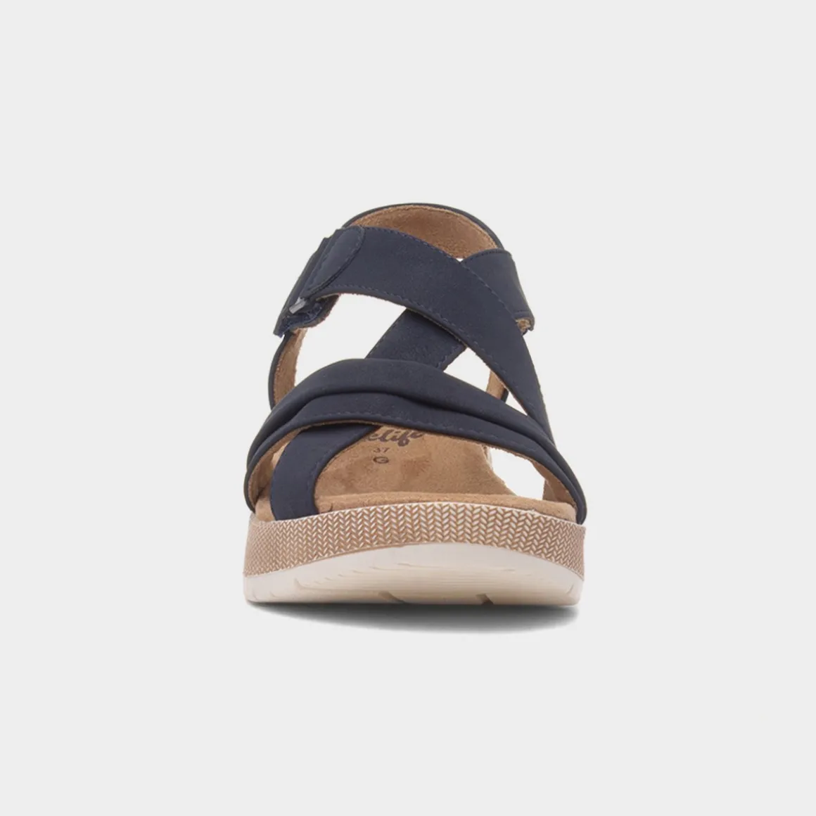 Relife Maldives Womens Navy Wedge Sandal