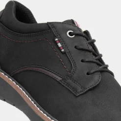 Relife Mikey Mens Black Lace Up Shoe
