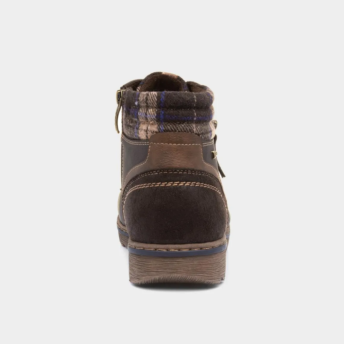 Relife Nick Mens Brown Lace Up Ankle Boot