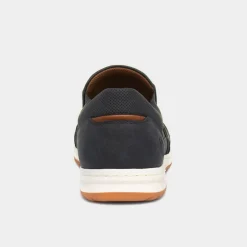 Relife Rob Mens Navy Slip On Casual Shoe