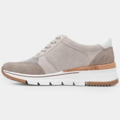 Relife Sarah Womens Beige Lace Up Shoe