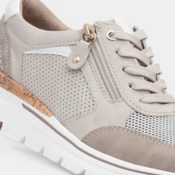 Relife Sarah Womens Beige Lace Up Shoe