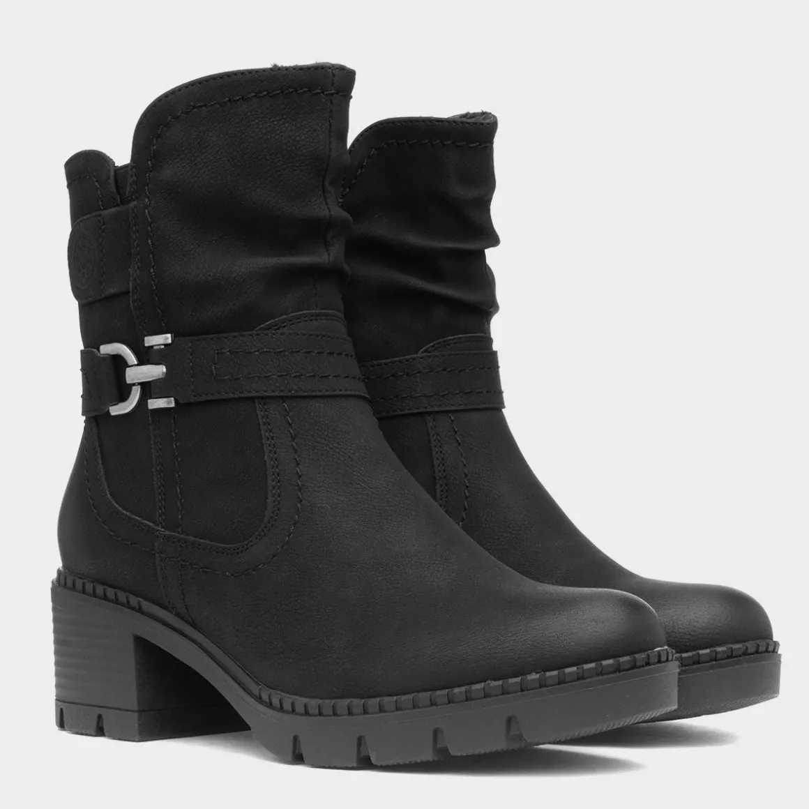 Relife Sonya Womens Black Heeled Boot