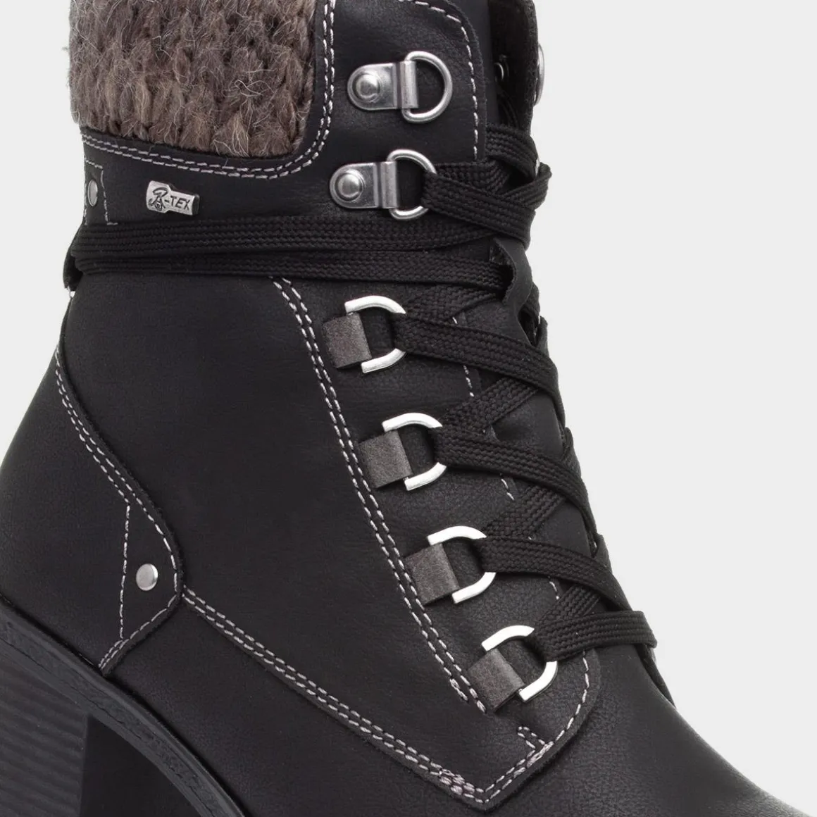 Relife Stacey Womens Heeled Boot in Black