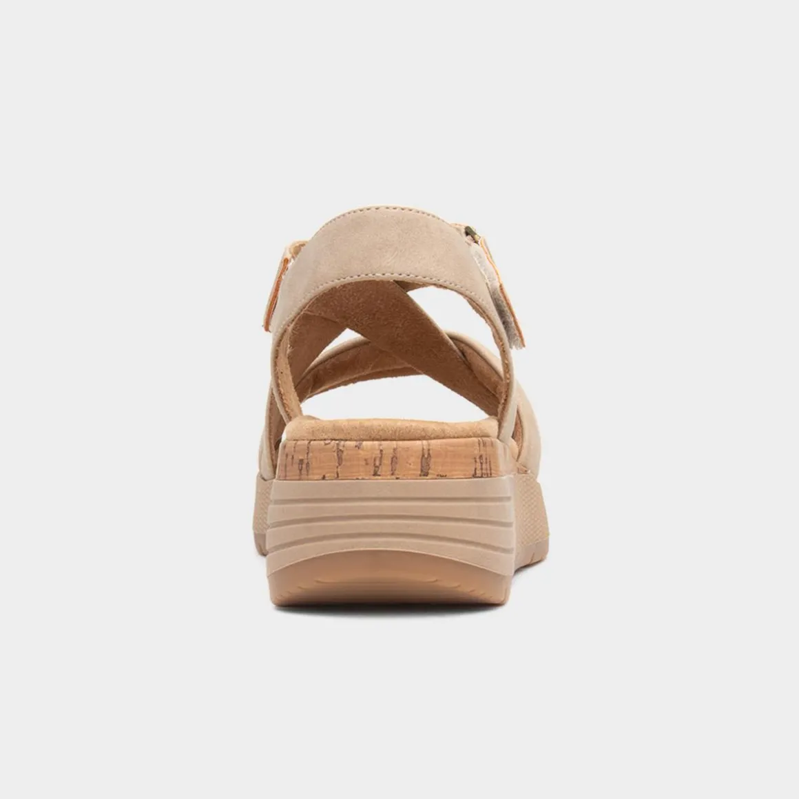 Relife Sukie Womens Beige Wedge Strappy Sandal