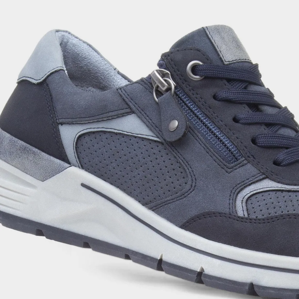 Relife Sylvie Womens Navy Casual Shoe
