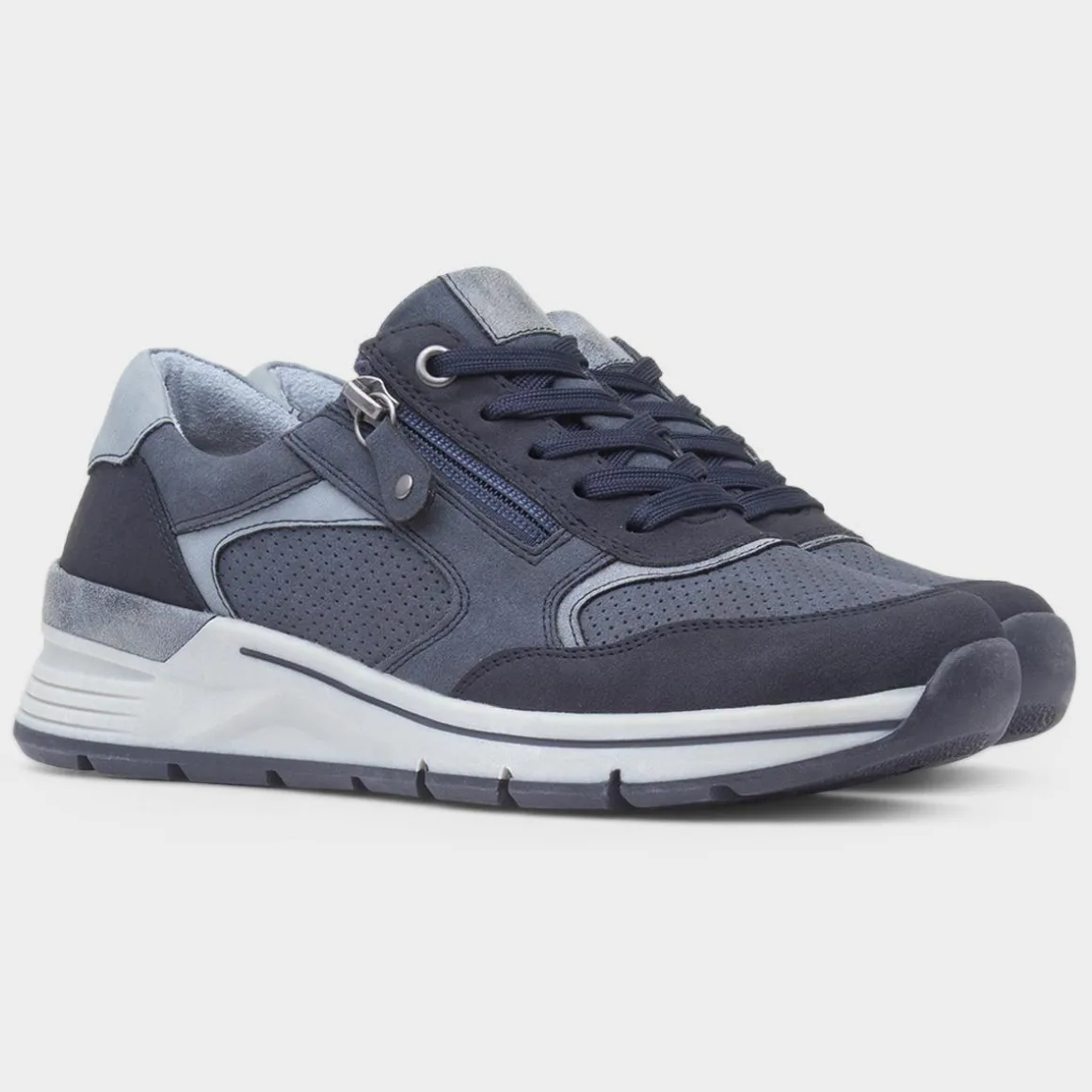Relife Sylvie Womens Navy Casual Shoe