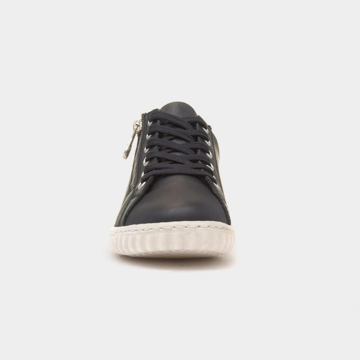 Rieker Antistress Womens Dark Navy Leather Shoe